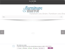 Tablet Screenshot of furnitureandmirror.com